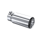 Exhaust Tail Pipe Tip 5 Inch O.D. Dual Wall Straight 4 Inch Inlet 12 Inch Length T304 Stainless S...