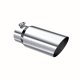 Exhaust Tail Pipe Tip 5 Inch O.D. Angled Single Walled 4 Inch Inlet 12 Inch Length T304 Stainless...