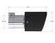 Exhaust Tip 4 Inch O.D. Dual Wall Angled 2.5 Inch Inlet 7.7 Inch Length Carbon Fiber MBRP