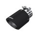 Exhaust Tip 4.5 Inch O.D. Dual Wall Angled 3 Inch Inlet 7.7 Inch Length Carbon Fiber MBRP