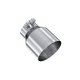 3 Inch Inlet 4.5 Inch OD Out 6.13 Inch Length Angle Cut Universal Tail Pipe Tip T304 Stainless St...