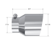 3 Inch Inlet 4.5 Inch OD Out 6.13 Inch Length Angle Cut Universal Tail Pipe Tip T304 Stainless St...
